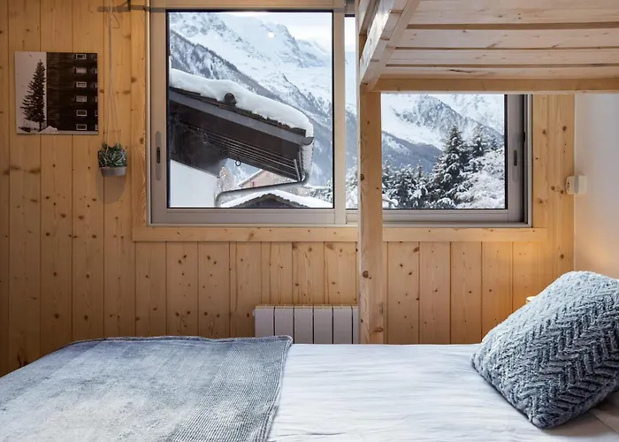 Savoy Cosy 1ch Pied Pistes Hypercentre Vue Mtblanc Apartman Chamonix